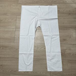 Mens White Kurta Pajama Pants XL Traditional Indian Ethnic Drawstring Wedding